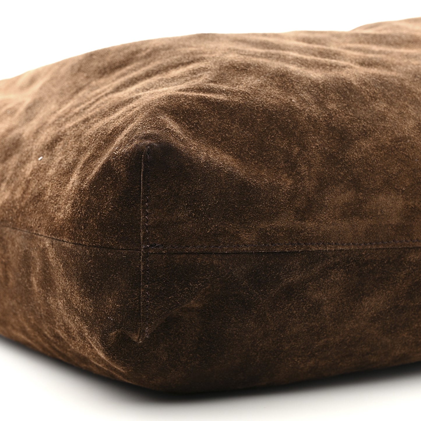 Suede Bindle Bag Espresso