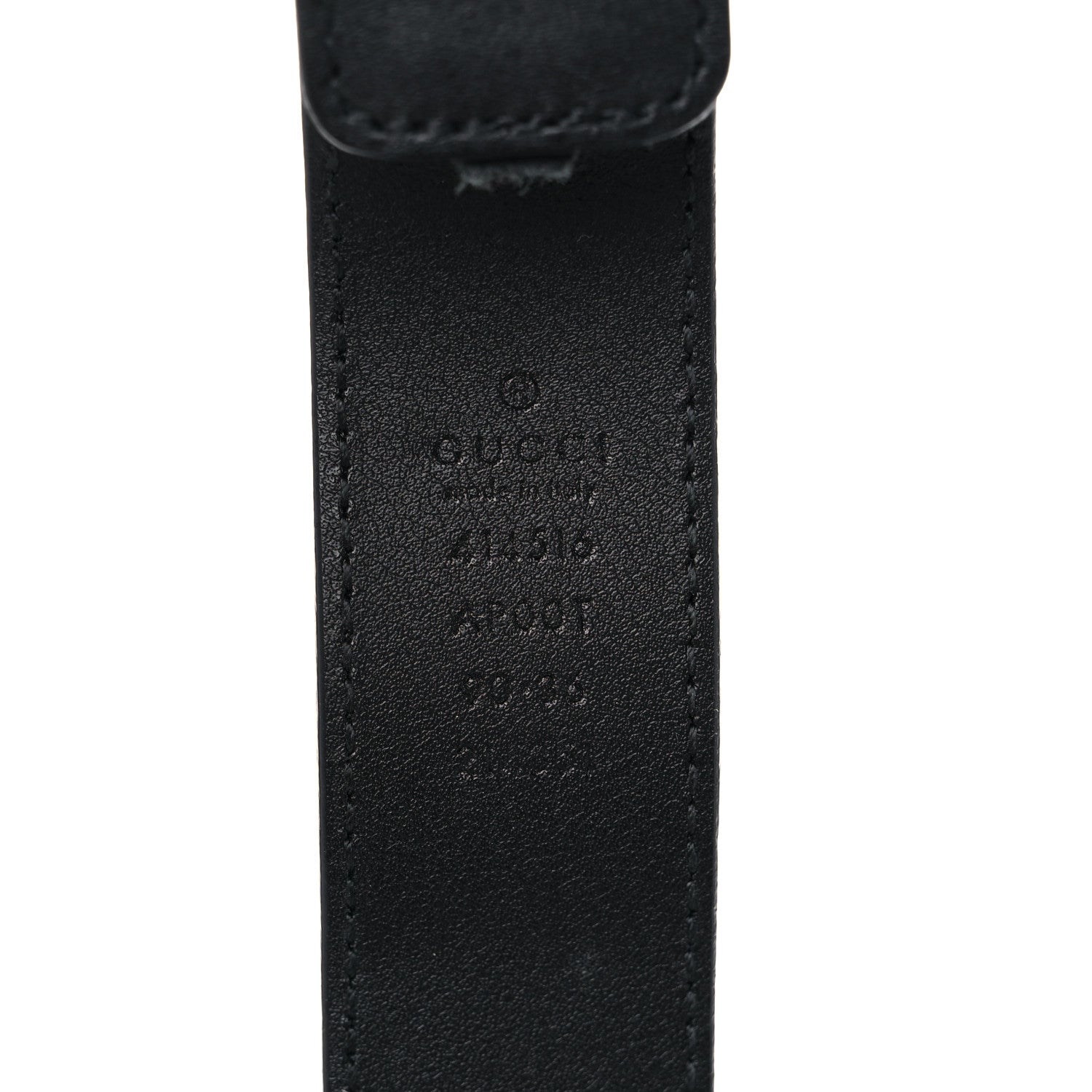 Gucci Calfskin Double G 30mm Belt 90 36 Black 3 of 8