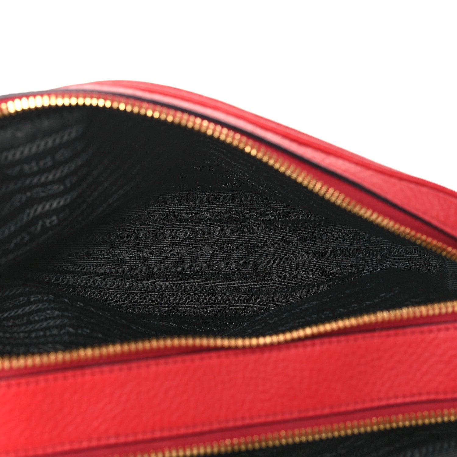 Prada Vitello Phenix Camera Bag Rosso 6 of 12