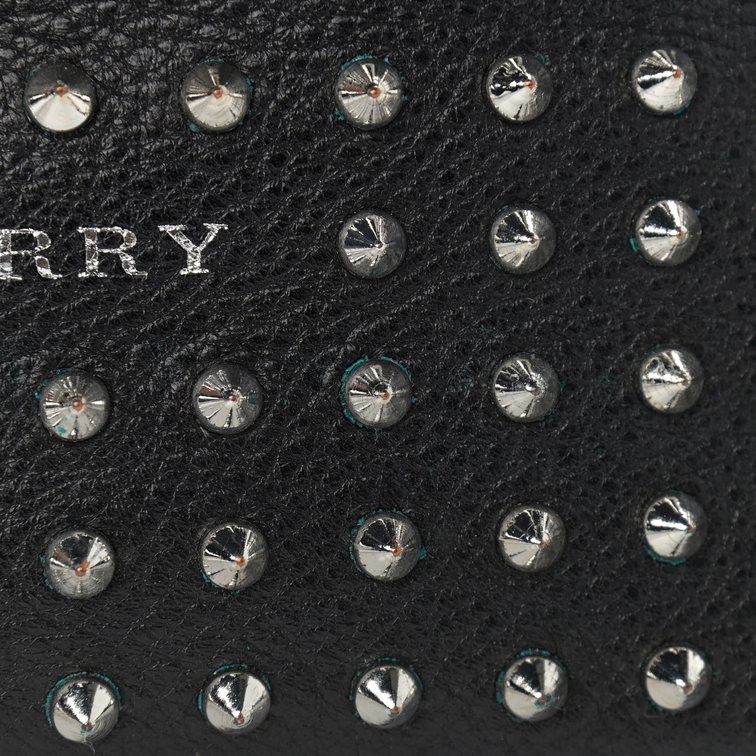 Burberry Calfskin Studded Medium Susanna Hobo Black 13 of 17