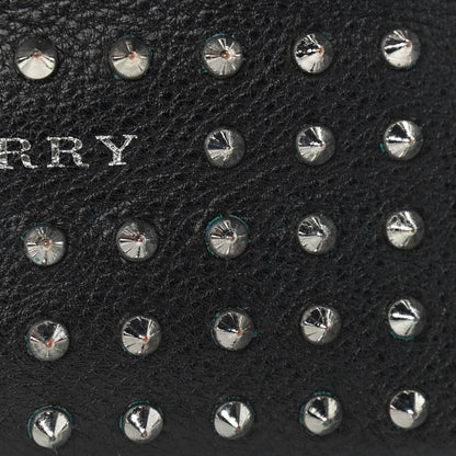 Burberry Calfskin Studded Medium Susanna Hobo Black 13 of 17