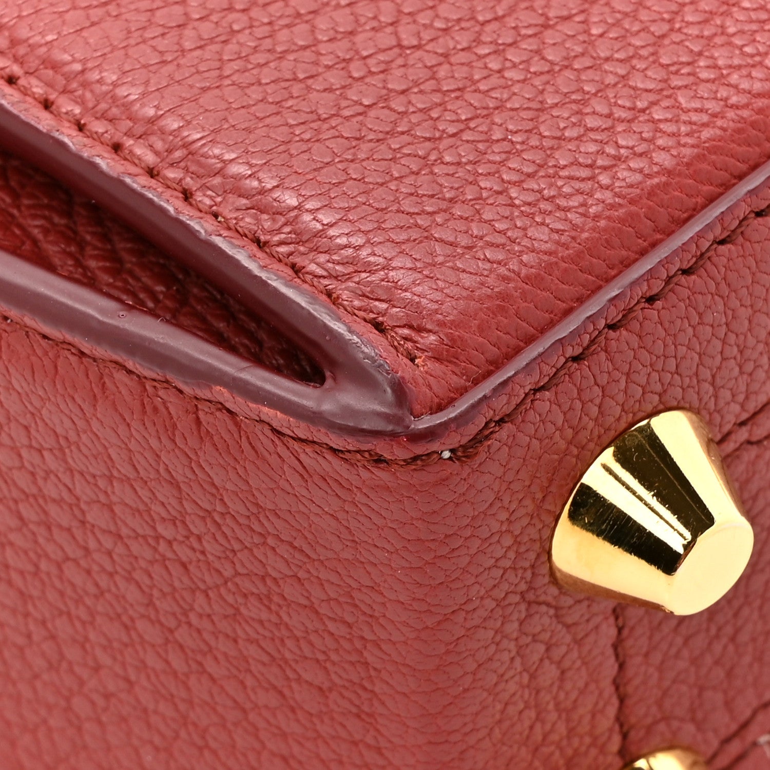Alexander McQueen Silky Amish Grained Box Shoulder Bag 16 Lacquered Red 10 of 13