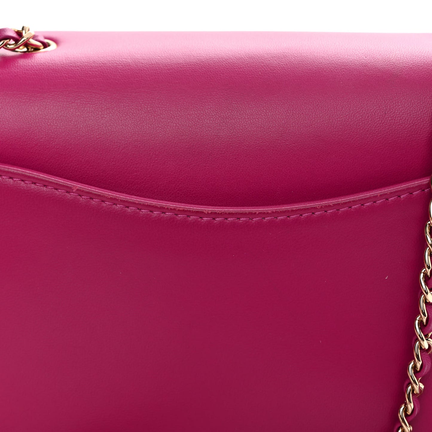 Lambskin CC Mania Flap Bag Pink