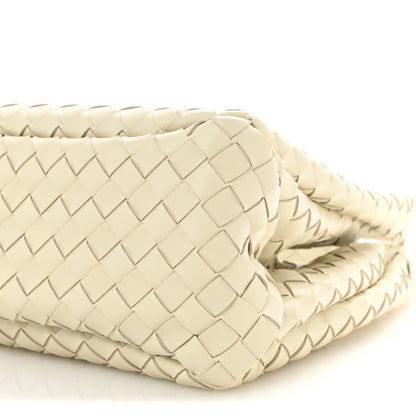 Bottega Veneta Nappa Intrecciato Small Campana Shoulder Bag Sea Salt 10 of 11