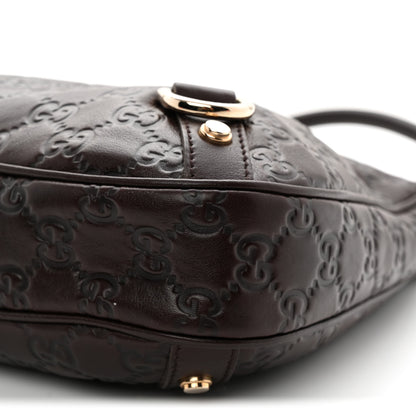 Gucci Guccissima Medium Abbey D Ring Hobo Chocolate 10 of 10