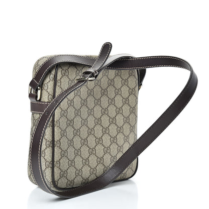 Gucci GG Plus Monogram Messenger Bag Dark Brown 2 of 9
