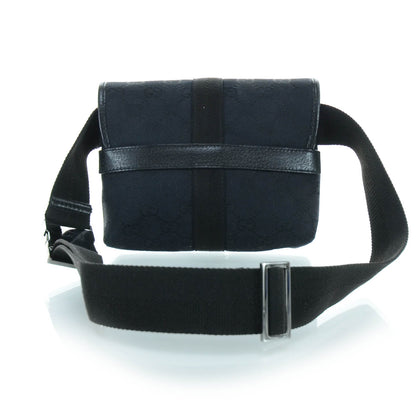 Gucci GG Monogram Web Buckle Belt Bag Black 3 of 10