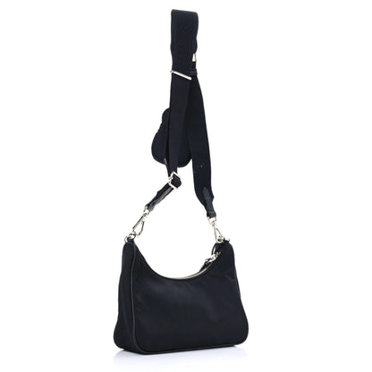 Prada Nylon Re-Edition 2005 Shoulder Bag Black 3 of 14
