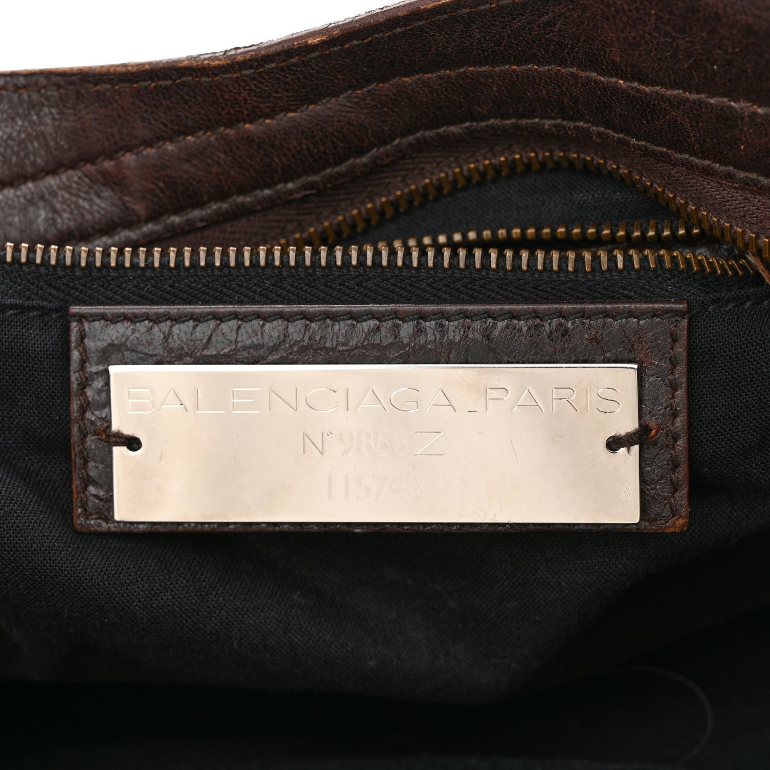 Balenciaga Agneau Classic Hardware City Cigare Fonce 6 of 19