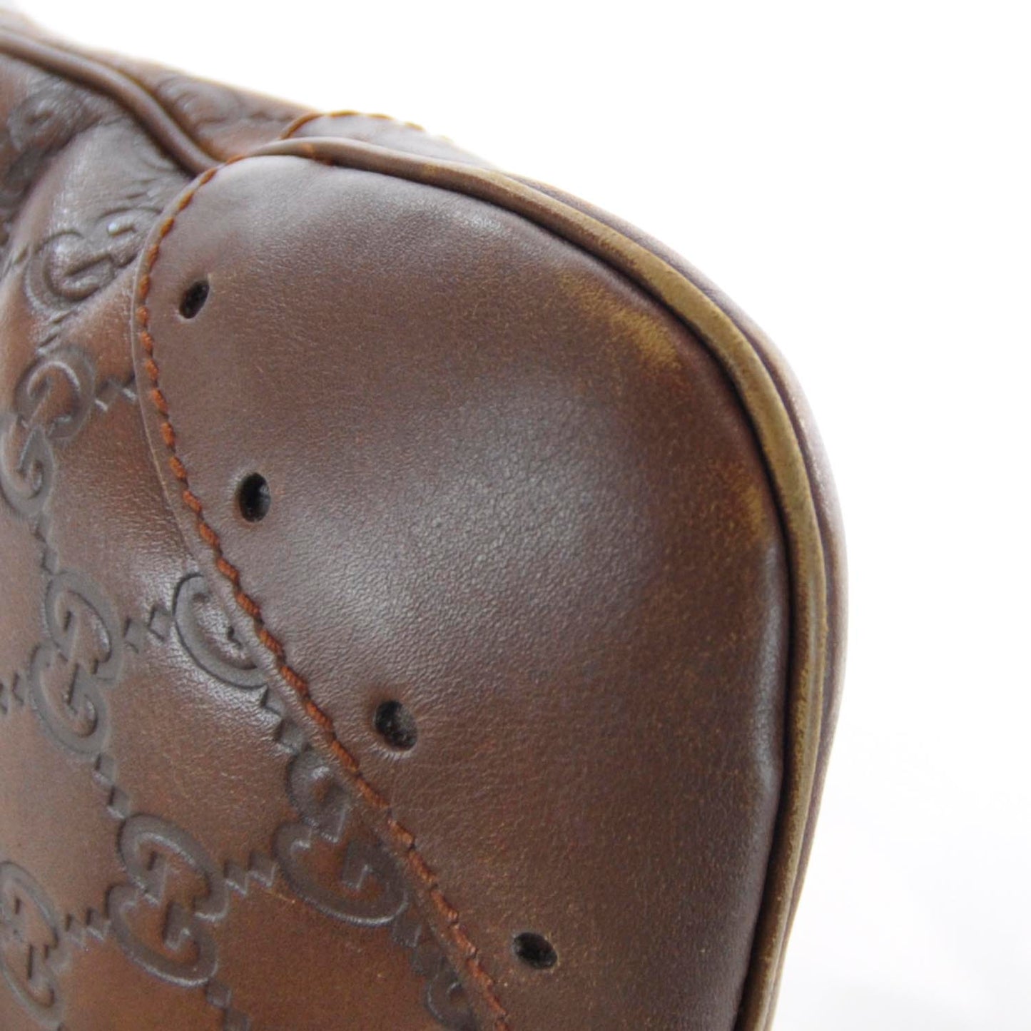 Guccissima Punch Hobo Brown
