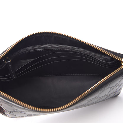 Gucci Guccissima Signature Wrist Wallet Black 5 of 10
