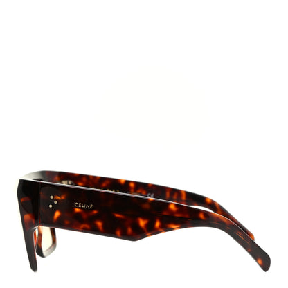 Celine Acetate Rectangular Sunglasses CL400921 Dark Havana 3 of 8
