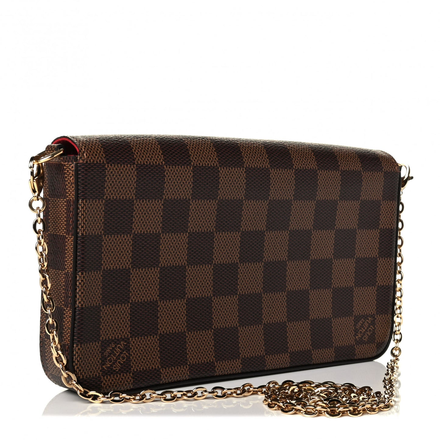Damier Ebene Pochette Felicie Chain Wallet