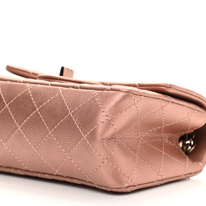 Chanel Metallic Grained Calfskin Quilted 2.55 Reissue Mini Flap Copper Pink 10 of 11