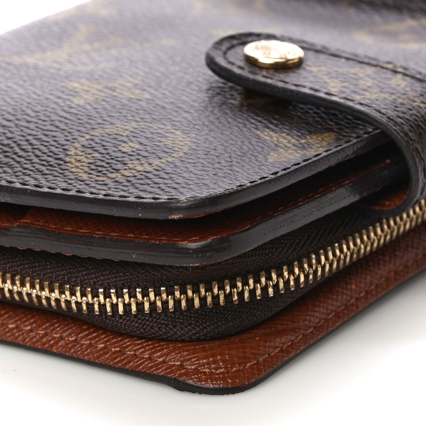 Monogram Compact Zippe Zipped Wallet