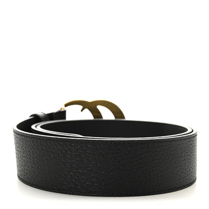 Gucci Textured Calfskin Double G 40mm Belt 90 36 Black 2 of 5