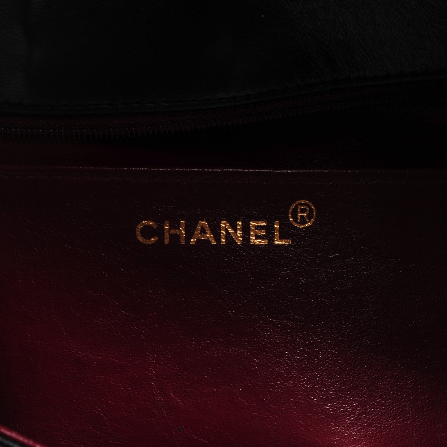 Lambskin Quilted Medium Single Flap Black