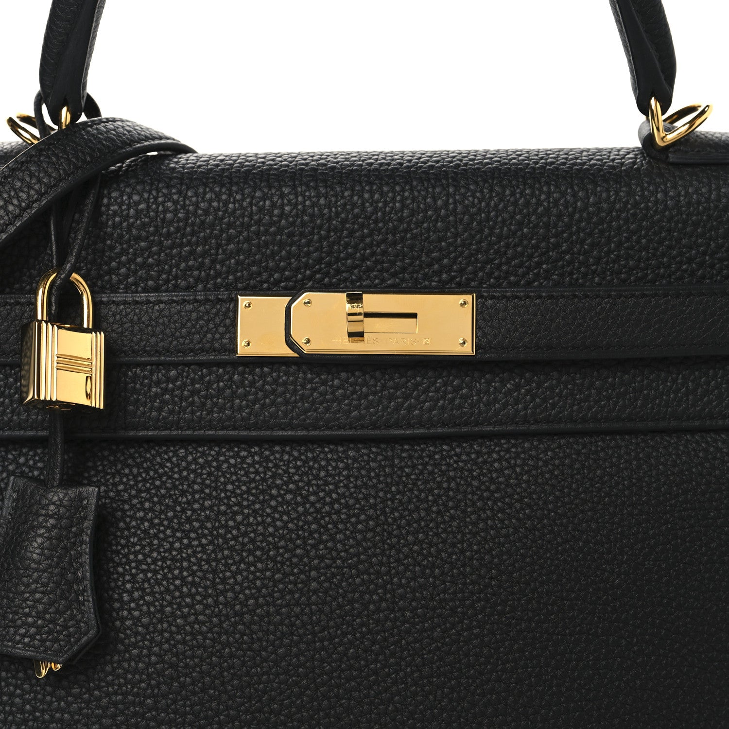 Hermes Togo Kelly Retourne 32 Black 8 of 12
