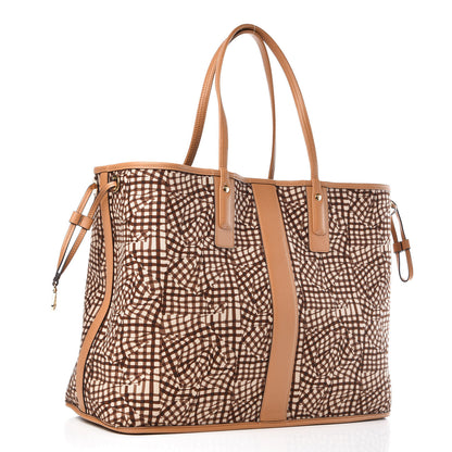 MCM Visetos Large Liz Reversible Shopper Tote Cognac 5 of 12