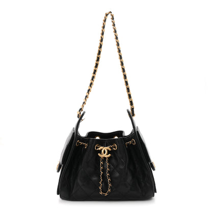 Chanel Caviar Quilted Mini Chanel 25 Handbag Black 1 of 11