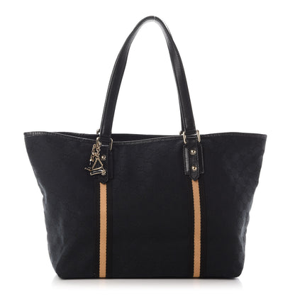 Gucci Monogram Large Jolicoeur Tote Black 1 of 8