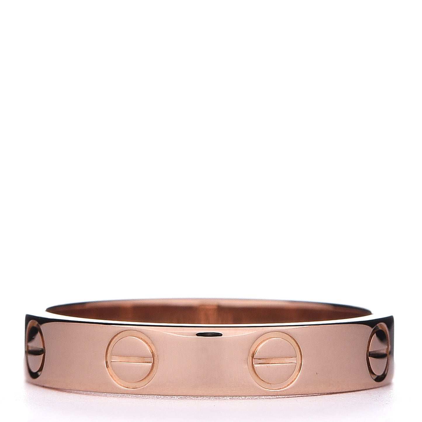 18K Pink Gold 3.5mm LOVE Wedding Band Ring 52 6
