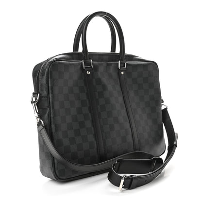 Louis Vuitton Damier Graphite Porte Documents Voyage PM 3 of 12
