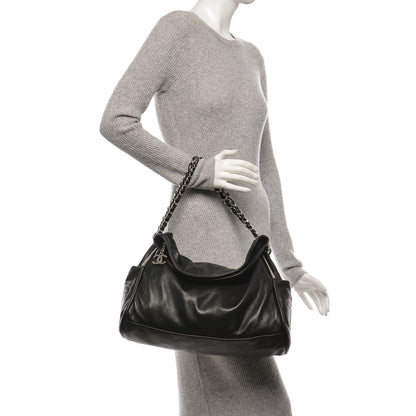 Chanel Lambskin Large Ultimate Soft Tote Black 2 of 7