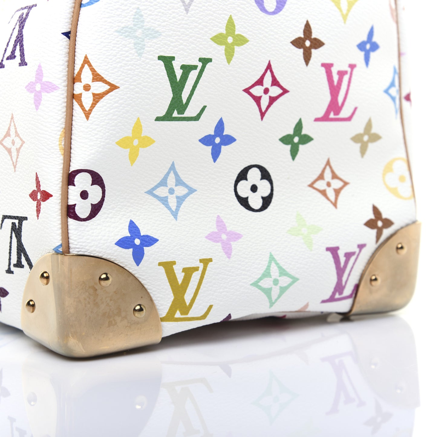 Monogram Multicolor Speedy 30 White