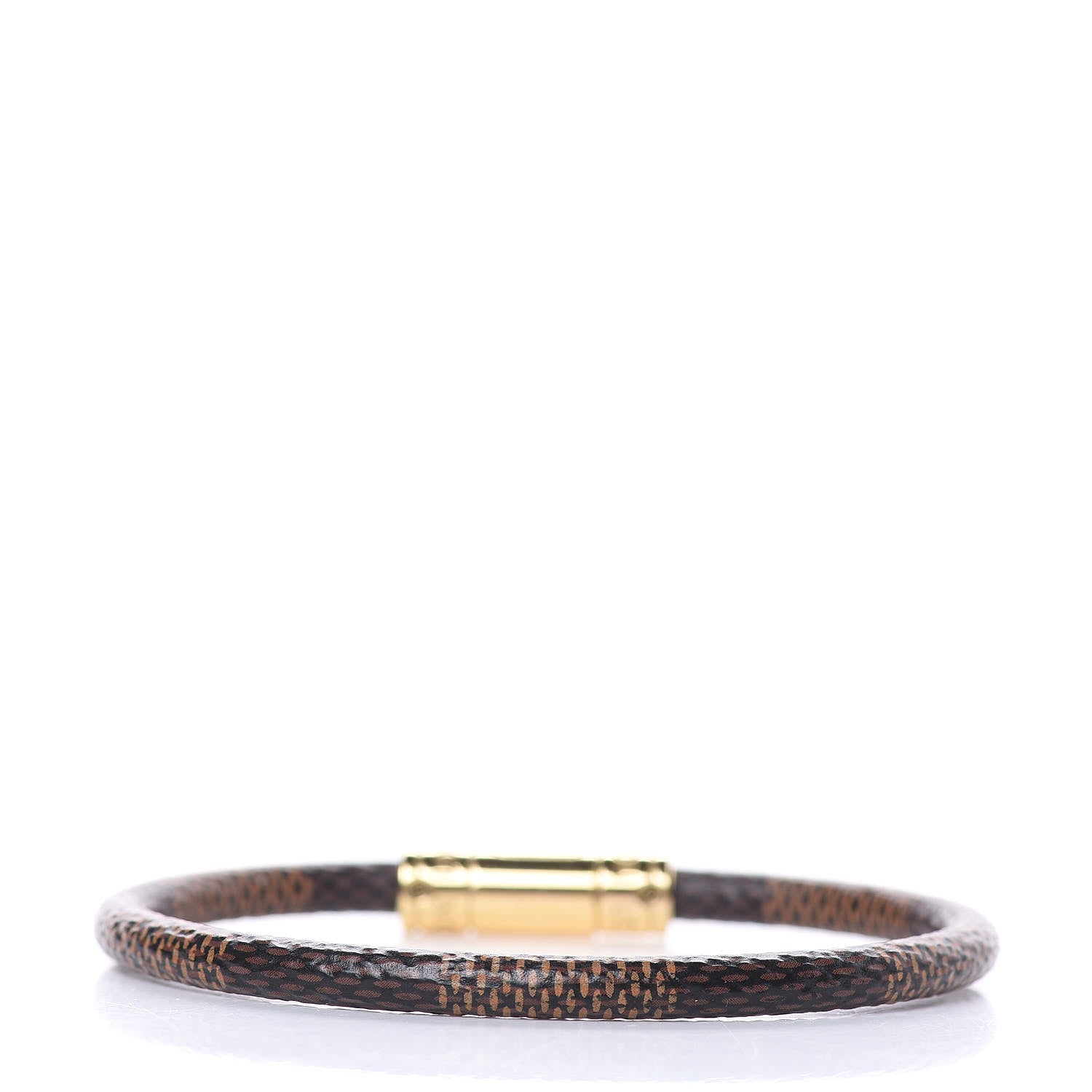 Louis Vuitton Damier Ebene Keep It Bracelet 19 3 of 4