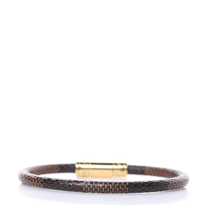 Louis Vuitton Damier Ebene Keep It Bracelet 19 3 of 4