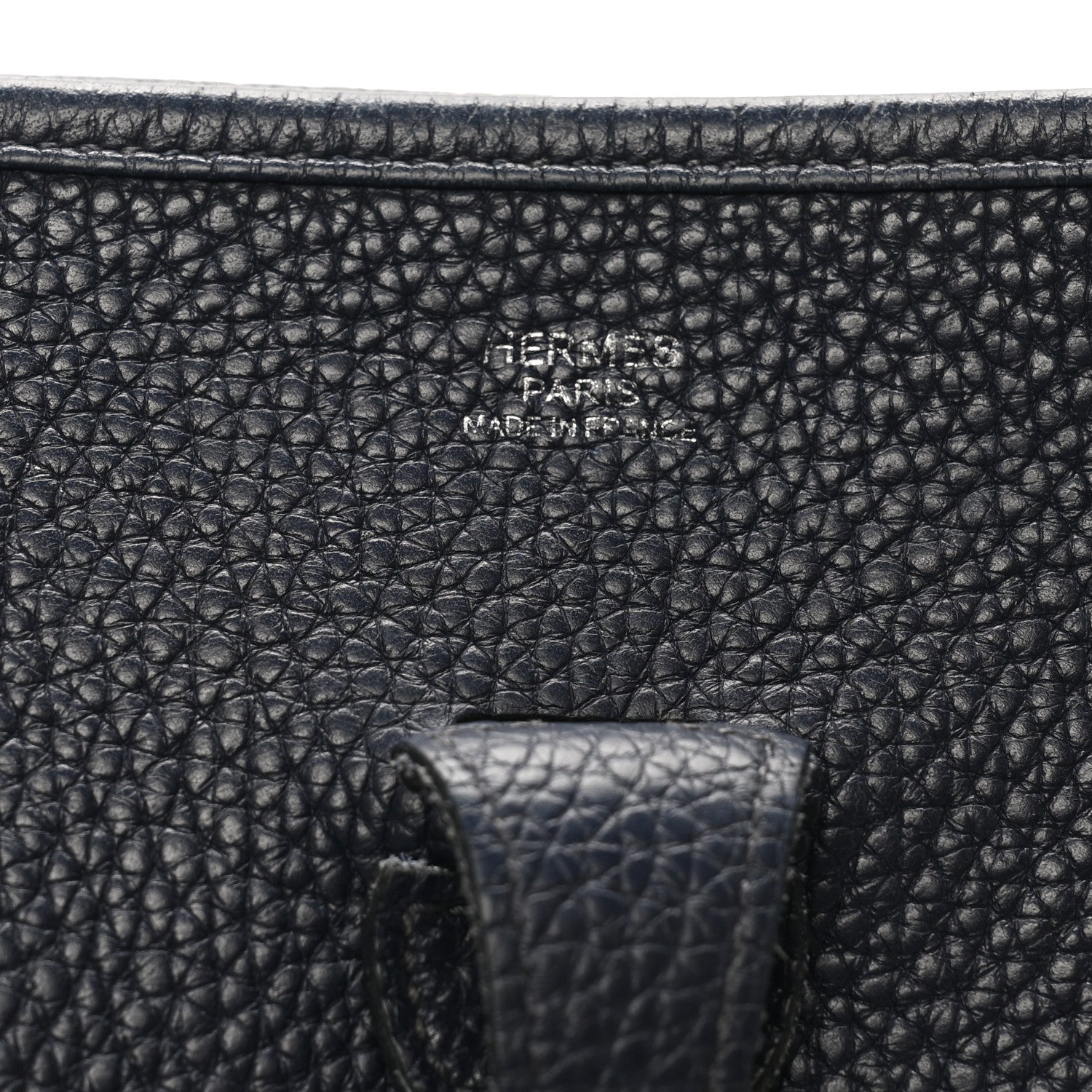 Hermes Taurillon Clemence Evelyne III PM Bleu Nuit 13 of 19