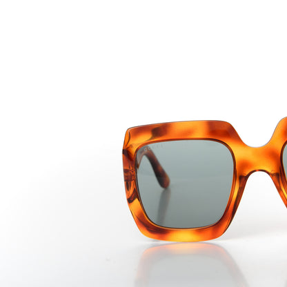 Gucci Acetate Square Frame Sunglasses GG0053S Havana 7 of 8