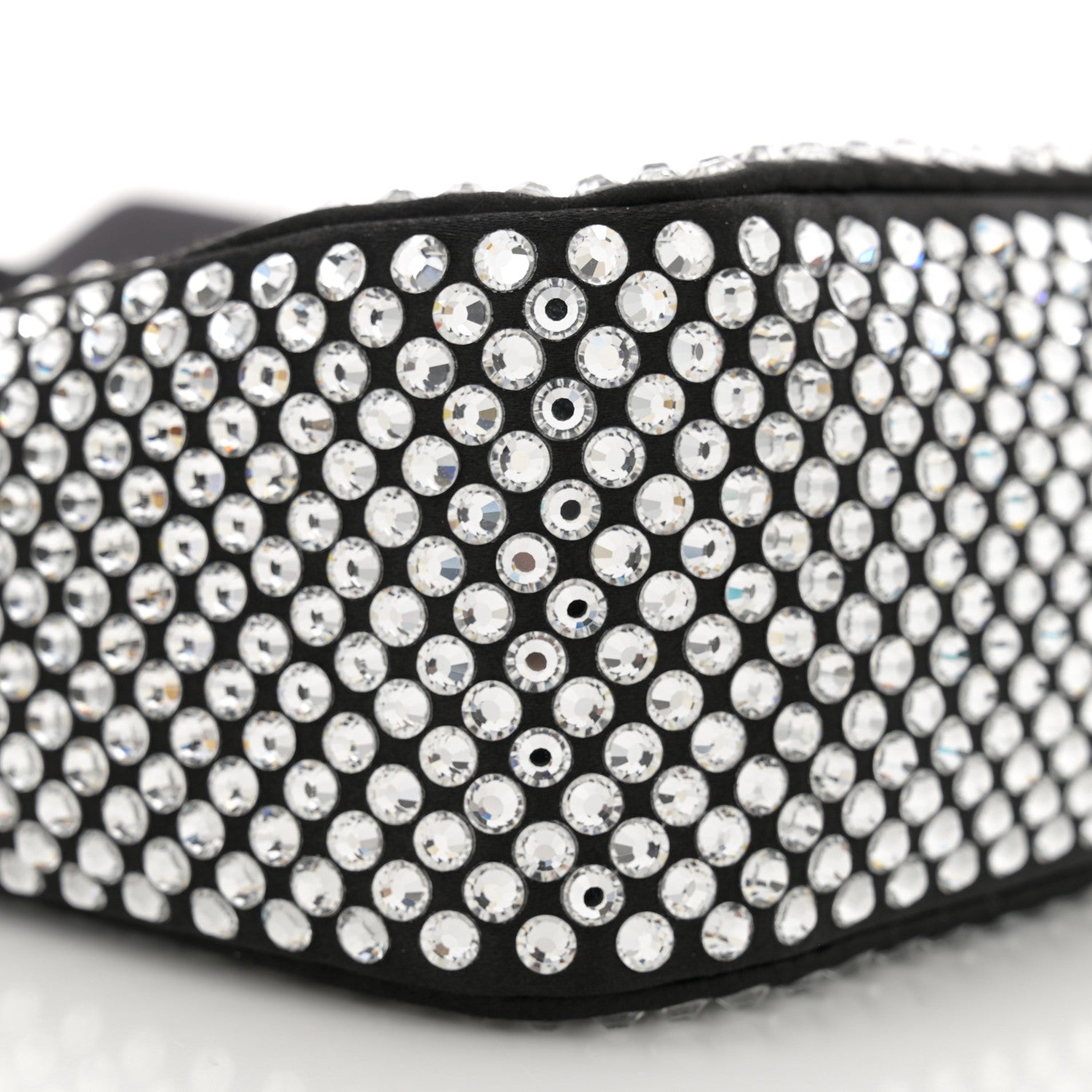 Prada Satin Crystal Re-Edition 2005 Shoulder Bag Cristal 9 of 11