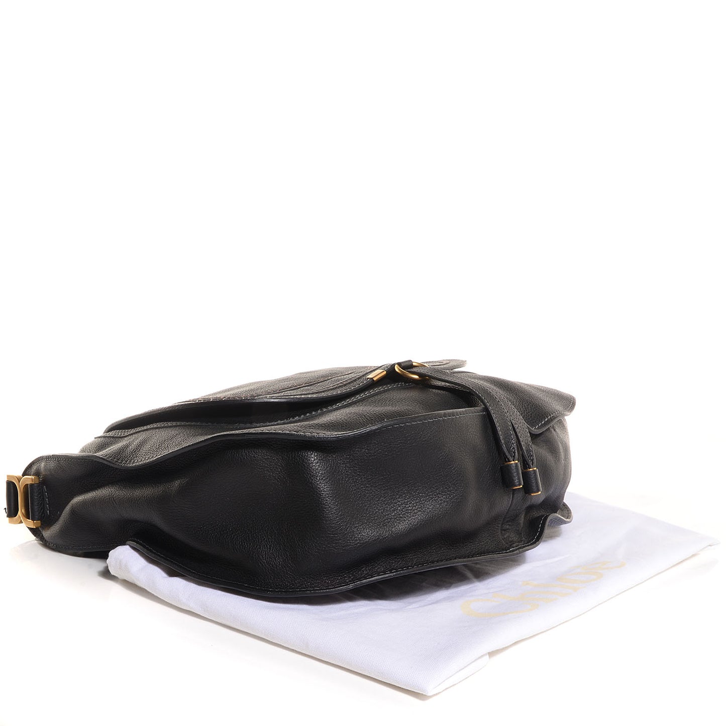 Calfskin Large Marcie Hobo Black