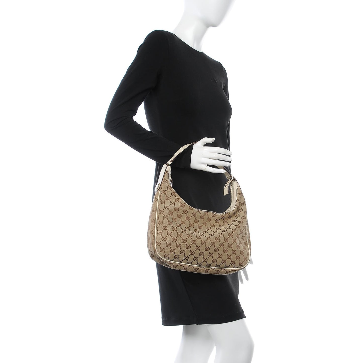 Monogram Medium Charmy Hobo Off White