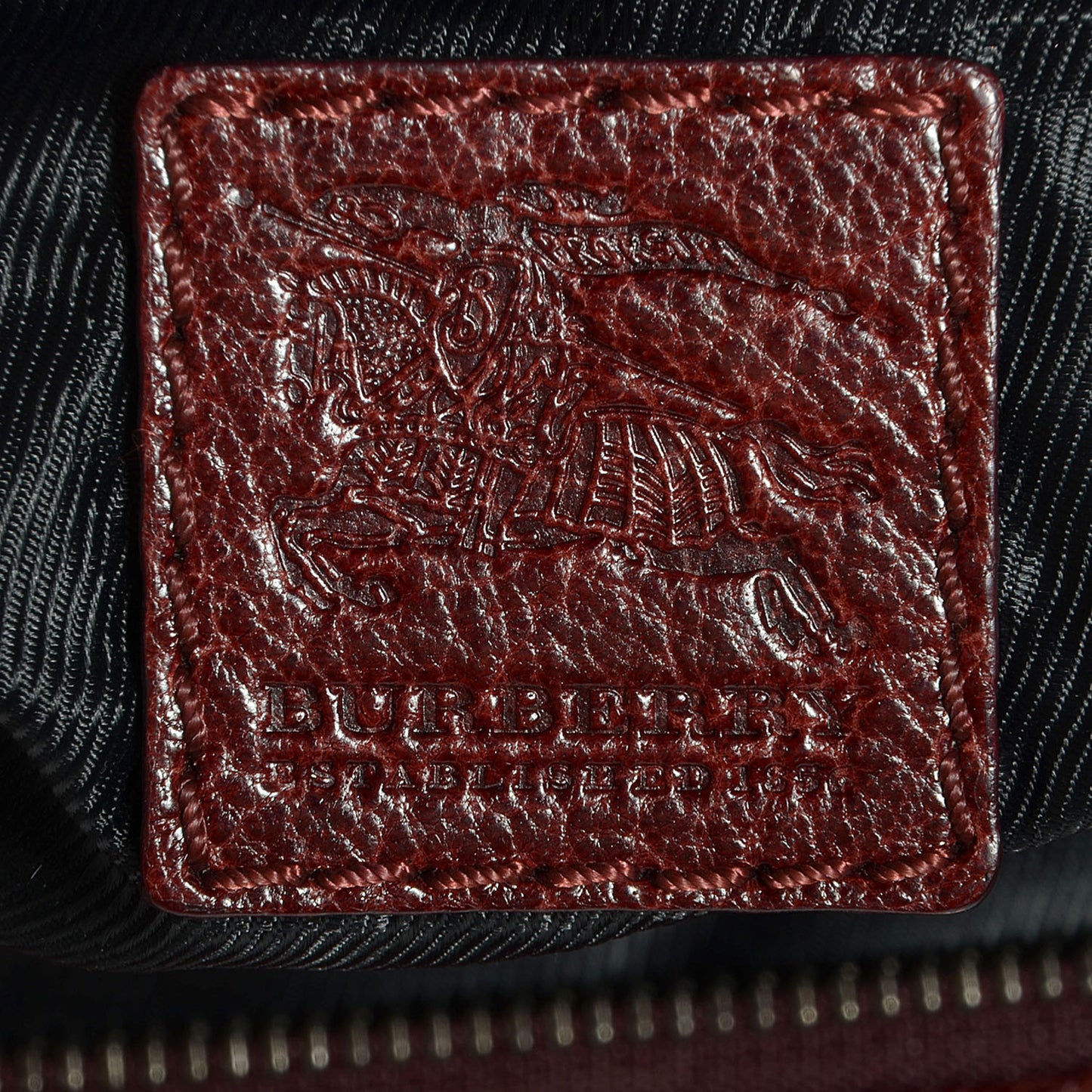 Leather Ashmore Tote Burgundy