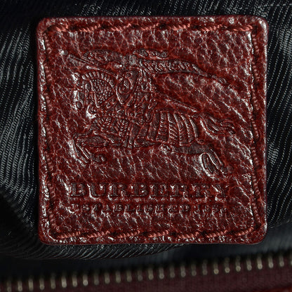 Burberry Leather Ashmore Tote Burgundy 9 of 9