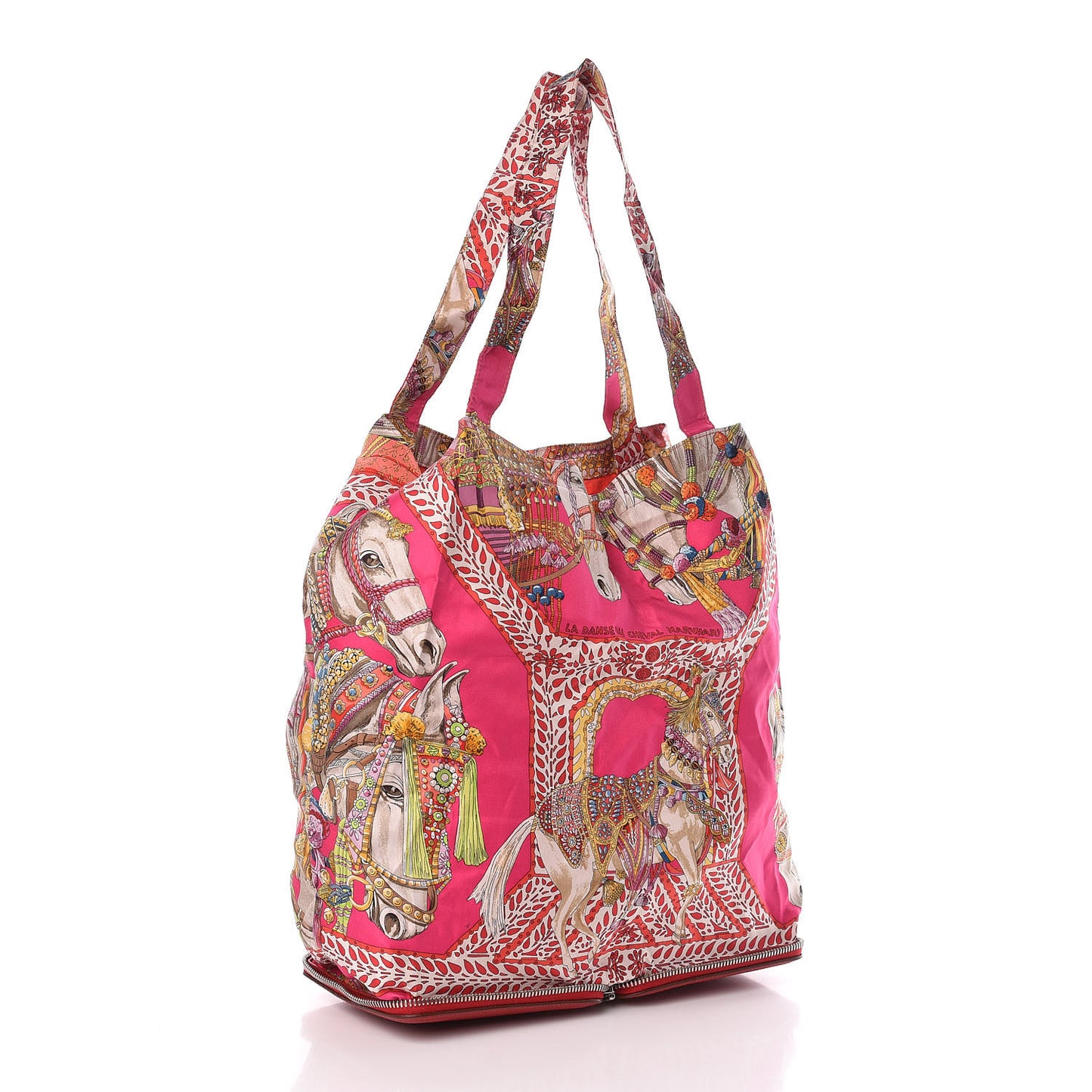 Silky Pop La Danse du Cheval Marwari Shopper Tote Rouge Casaque