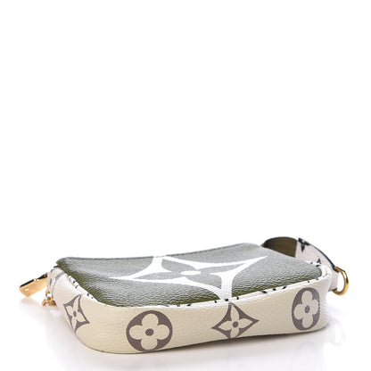 Louis Vuitton Monogram Giant Micro Pochette Accessories Kaki White 4 of 8