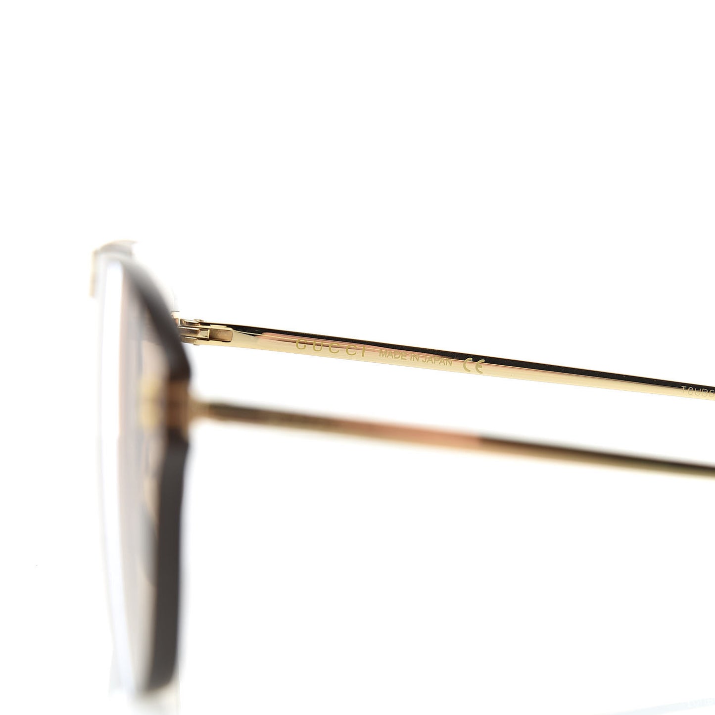 Rimless Sunglasses GG0354S Gold