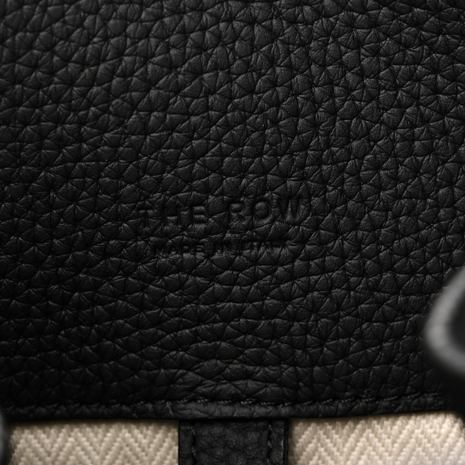 The Row Matte Grained Calfskin Soft Margaux 15 Black 6 of 9