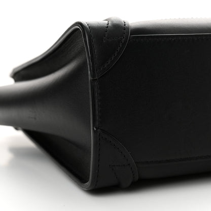 Celine Smooth Calfskin Nano Luggage Black 9 of 14
