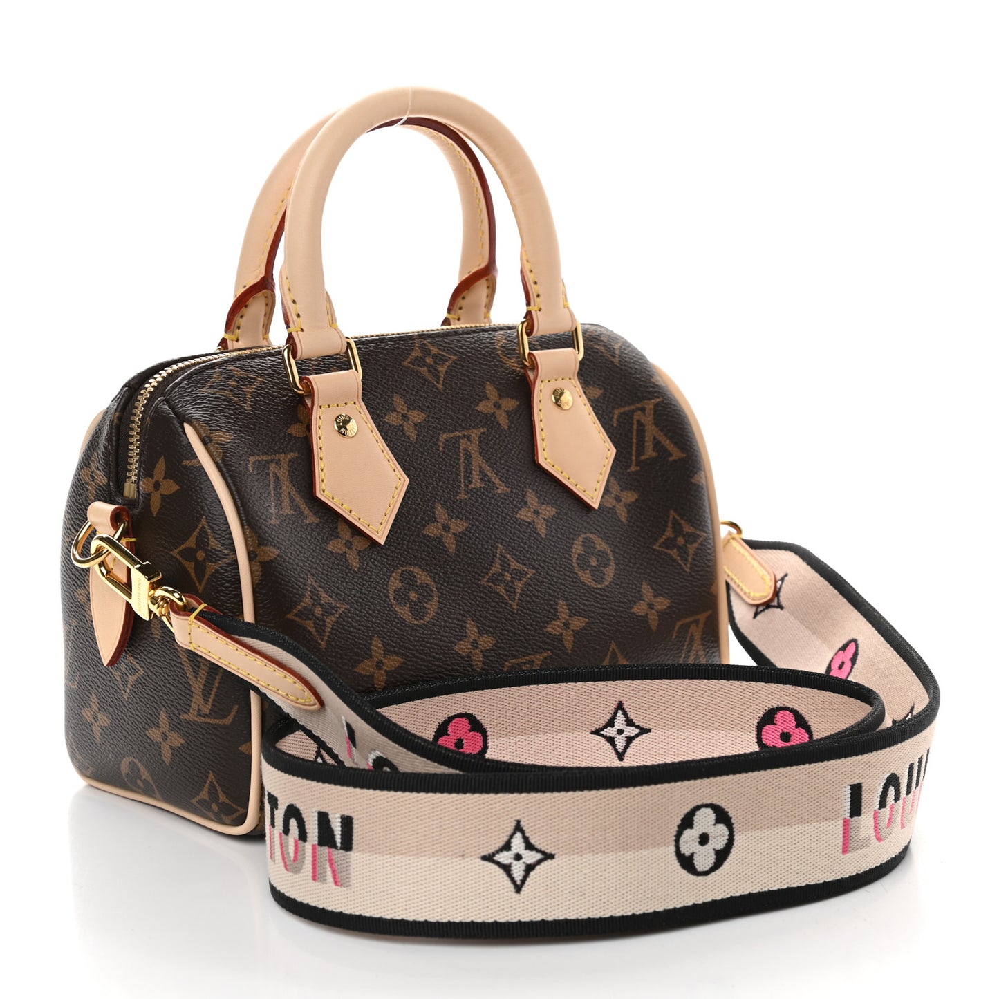 Monogram Speedy Bandouliere 20 Black