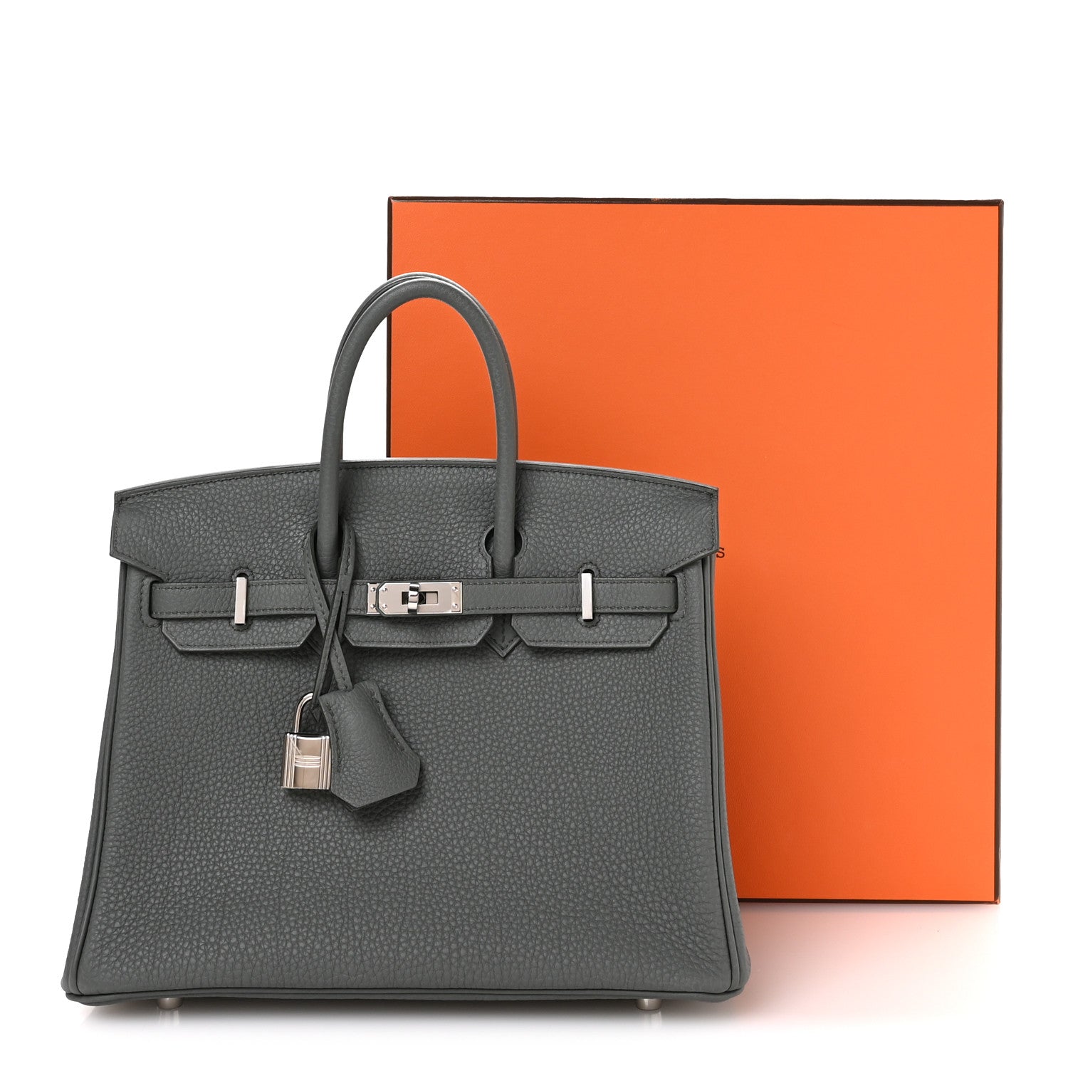 Hermes Togo Birkin 25 Vert Amande 11 of 11