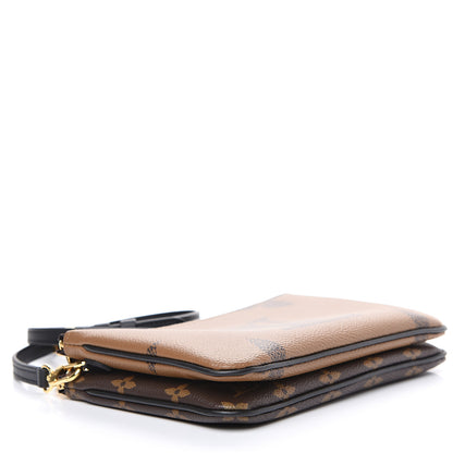 Louis Vuitton Reverse Monogram Giant Double Zip Pochette 3 of 9