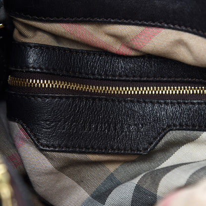 Burberry Soft Lambskin Granville Tote Dark Brown 8 of 9