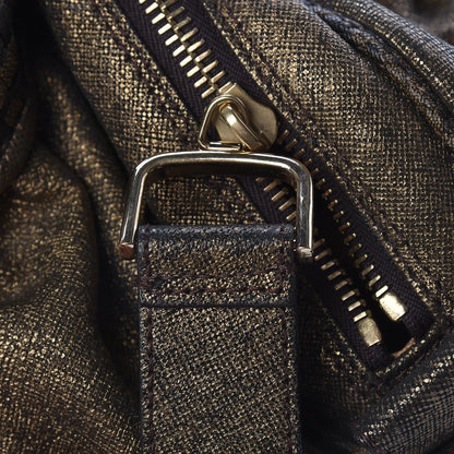 Fendi Zucca Goatskin Spy Bowler Tobacco Bronzo 11 of 16