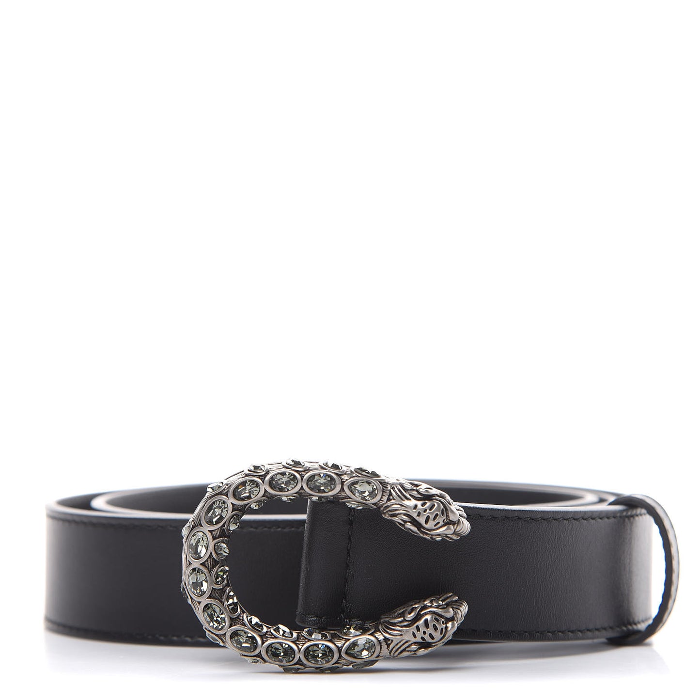 Moon Calfskin Crystal Dionysus 30mm Belt 95 38 Black Black Diamond