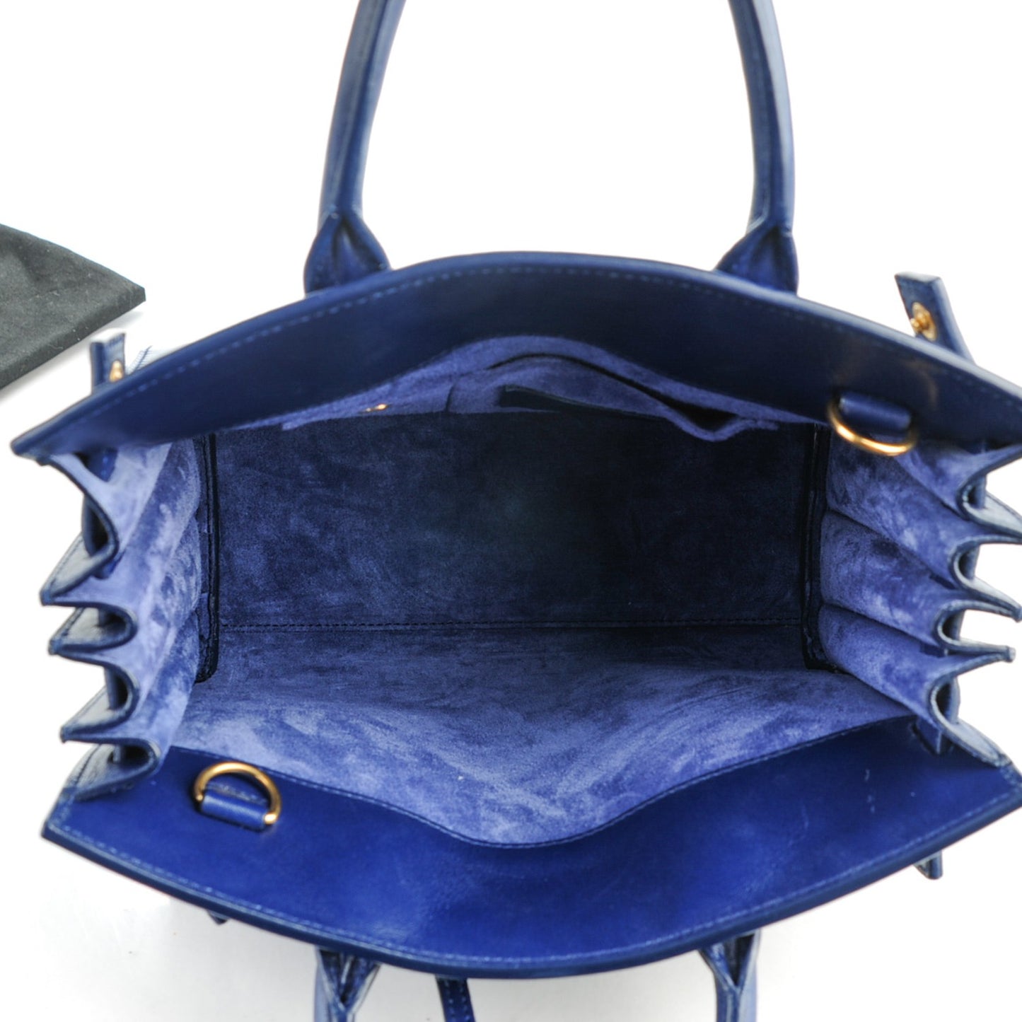 Calfskin Nano Sac De Jour Royal Blue
